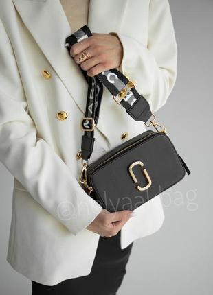 Сумка marc jacobs black/gold3 фото