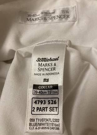 Базова брендова сорочка marks&amp;spenser8 фото