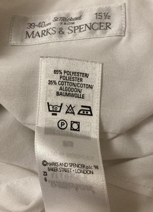 Базова брендова сорочка marks&amp;spenser4 фото