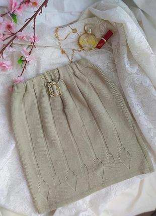 Hand made вязаная юбка/ в'язана спідниця ✨