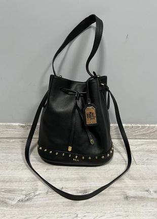 Шкіряна сумка ralph lauren