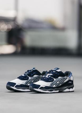 Мужские кроссовки asics gel nyc blue white 425 фото