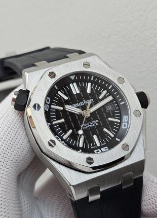 Швейцарський годинник audemars piguet royal oak offshore diver black1 фото
