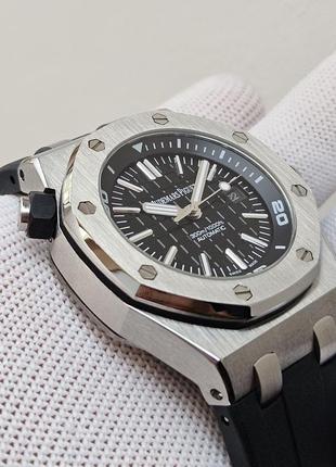 Швейцарський годинник audemars piguet royal oak offshore diver black6 фото