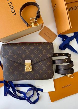 Сумка louis vuitton pochette metis 1:1 чип