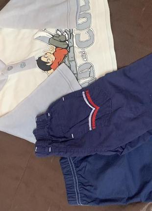 Комплект одягу костюм на хлопчика на малюка шорти светр кофта джинси брендові3 фото