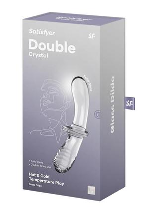 Дилдо satisfyer double crystal (transparent) 5