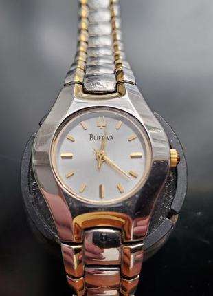 Bulova кварцевые женские часы3 фото