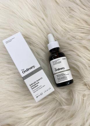 The ordinary - the ordinary - salicylic acid 2% anhydrous solution - сыворотка с салициловой кислотой 2%