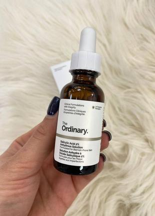 The ordinary - the ordinary - salicylic acid 2% anhydrous solution - сыворотка с салициловой кислотой 2%4 фото