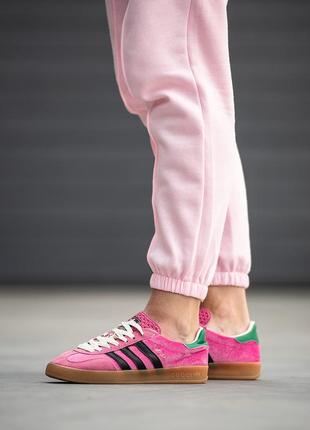 Adidas gazelle hot pink hotsell