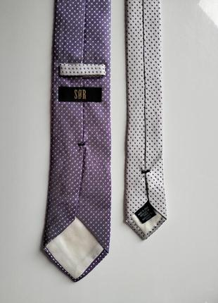 Фиолетовый галстук в горошек sør1 фото