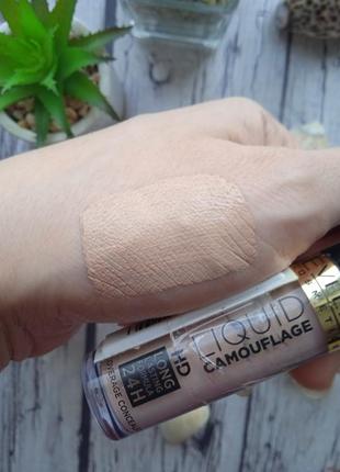 Консилер для лица eveline cosmetics liquid camouflage hd тон 07 beige3 фото