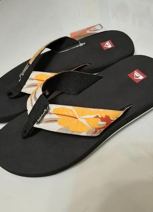 В'єтнамки, шльопанці, сланці quiksilver р. 37-38 (24,5 см) оригінал, австралія1 фото