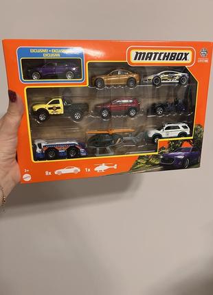 Базовые коллекционные матчбокс matchbox cars 9шт