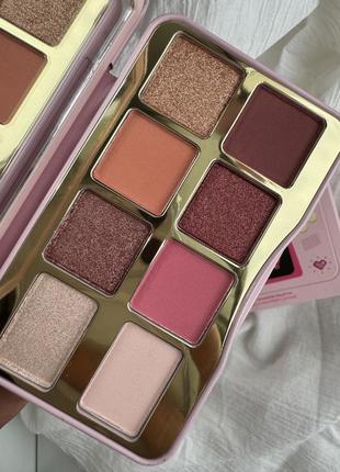 Палетка тіней too faced mini let's play eye shadow palette