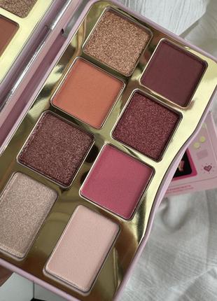 Палетка теней too faced mini let's play eye shadow palette3 фото