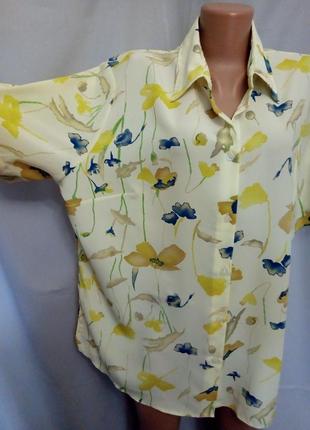 Легка літня блуза, великий розмір №7bp1 фото