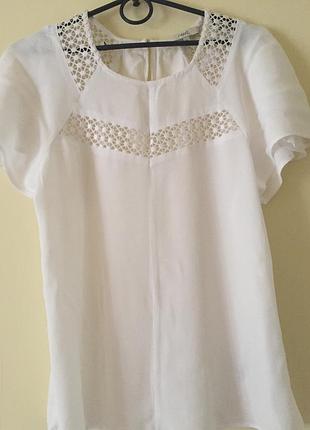 Блузка летняя с кружевом