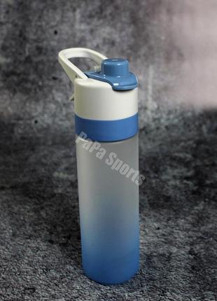 Бутылка для воды 650 мл, спортивная с распылителем2 фото
