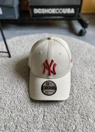 New era league essential 9forty mlb new york yankees cap оригінал нова чоловіча жіноча бейсболка кепка нью ера1 фото