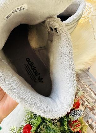 Серые кроссовки adidas размер 37-37,5 на микрофибре9 фото