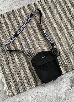 Supreme ss15 crossbody bag сумка чорна через плече бананка барсетка супрім3 фото