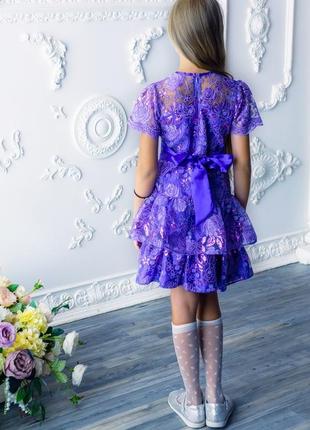 Нарядное красивое платье для девочки m0522 фото