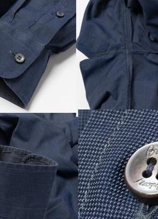 Brioni&nbsp; dark blue shirt&nbsp;&nbsp;мужская рубашка9 фото