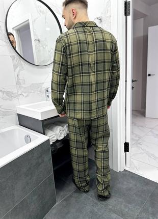 Коттоновая мужская пижама оверсайз10 фото