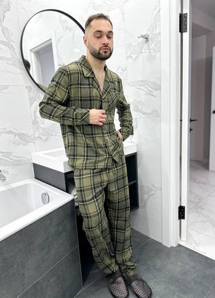 Коттоновая мужская пижама оверсайз6 фото