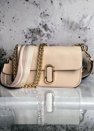 Сумка marc jacobs the j marc shoulder bag cream