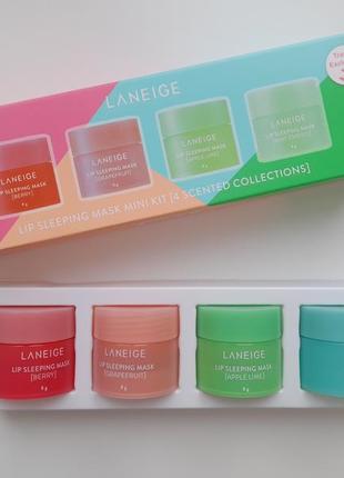 Набір нічних масок для губ laneige