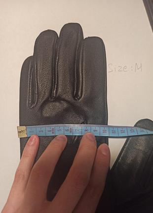 Мужские кожаные перчатки. размер от s до xl5 фото