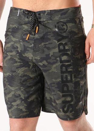 Шорты мужские пляжные superdry камуфляж2 фото