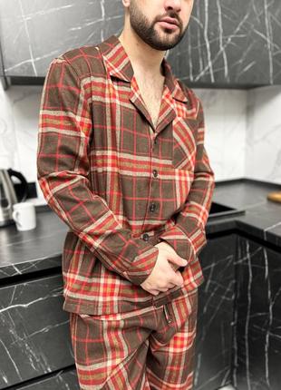 Коттоновая мужская пижама оверсайз6 фото