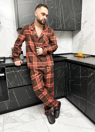 Коттоновая мужская пижама оверсайз8 фото