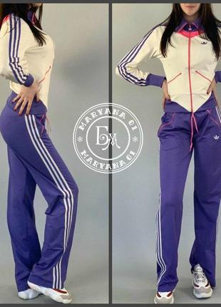 Спортивний костюм adidas фіолетовий7 фото