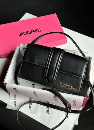 Сумка jacquemus le grand bambino black🤎