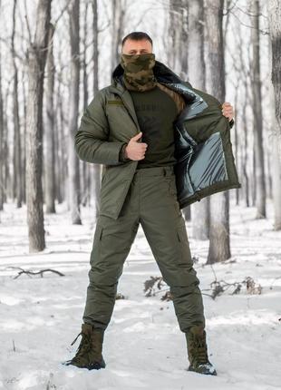 Зимний водонепроницаемый  тактический костюм  leader  omni-heat4 фото