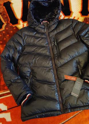 ❄️💨 оригинал. теплая зимняя куртка пуховик tommy hilfiger. ветра и водо защищена.5 фото