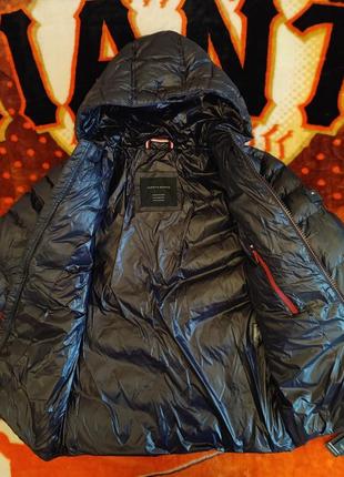 ❄️💨 оригинал. теплая зимняя куртка пуховик tommy hilfiger. ветра и водо защищена.3 фото