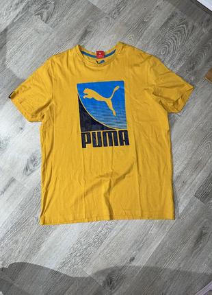 Стильная футболка puma (оригинал!)