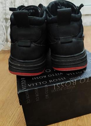 Кожаная зимняя обувь мужская vitto rossi6 фото