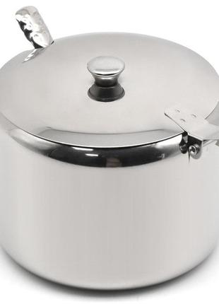 Цукорниця bravo chef з ложкою 9.5 см (bc-5101/9.5)  tzp1382 фото