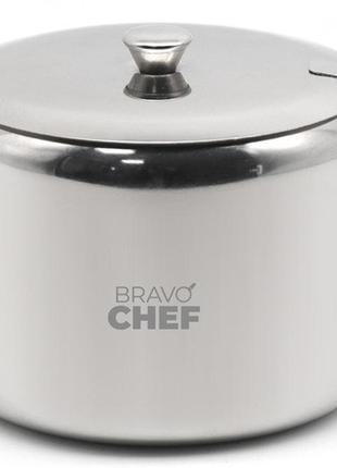 Цукорниця bravo chef з ложкою 9.5 см (bc-5101/9.5)  tzp138