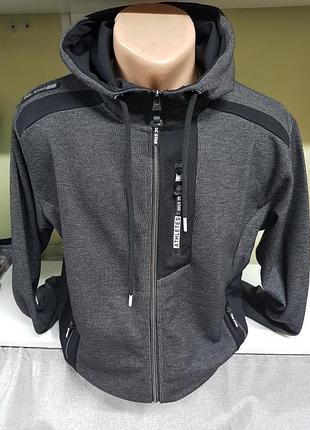 Толстовка кофта з капюшоном худі на блискавці польща весна літо