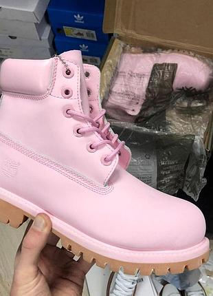 Timberland pink brown