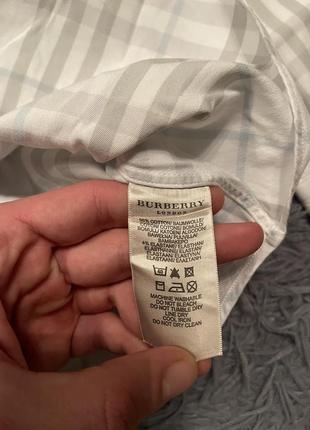 Burberry novastar стильная блузка рубашка в клетку от премиум бренда7 фото