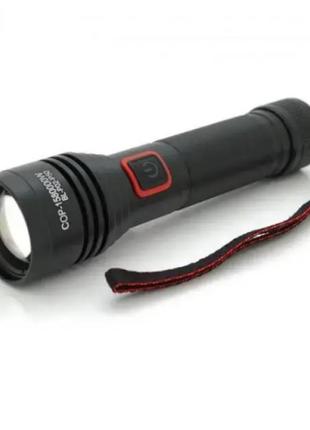 Тактичний ручний ліхтар x-balog bl-p02-p50 з заряджанням usb ліхтарик1 фото
